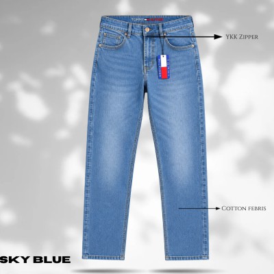 Tommy Hilfiger Premium 100% Export Quality Jeans - 1010 SKY Blue
