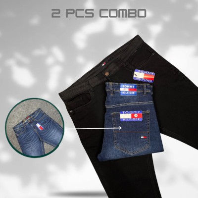 2 PCS COMBO-Tommy Hilfiger Premium 100% Export Quality Jeans - 1011