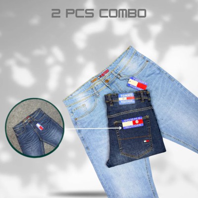 2 PCS COMBO-Tommy Hilfiger Premium 100% Export Quality Jeans - 1012