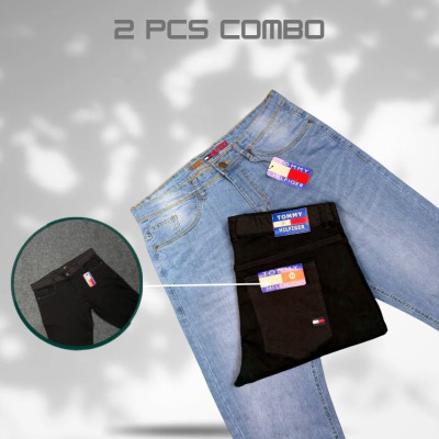 2 PCS COMBO-Tommy Hilfiger Premium 100% Export Quality Jeans - 1013
